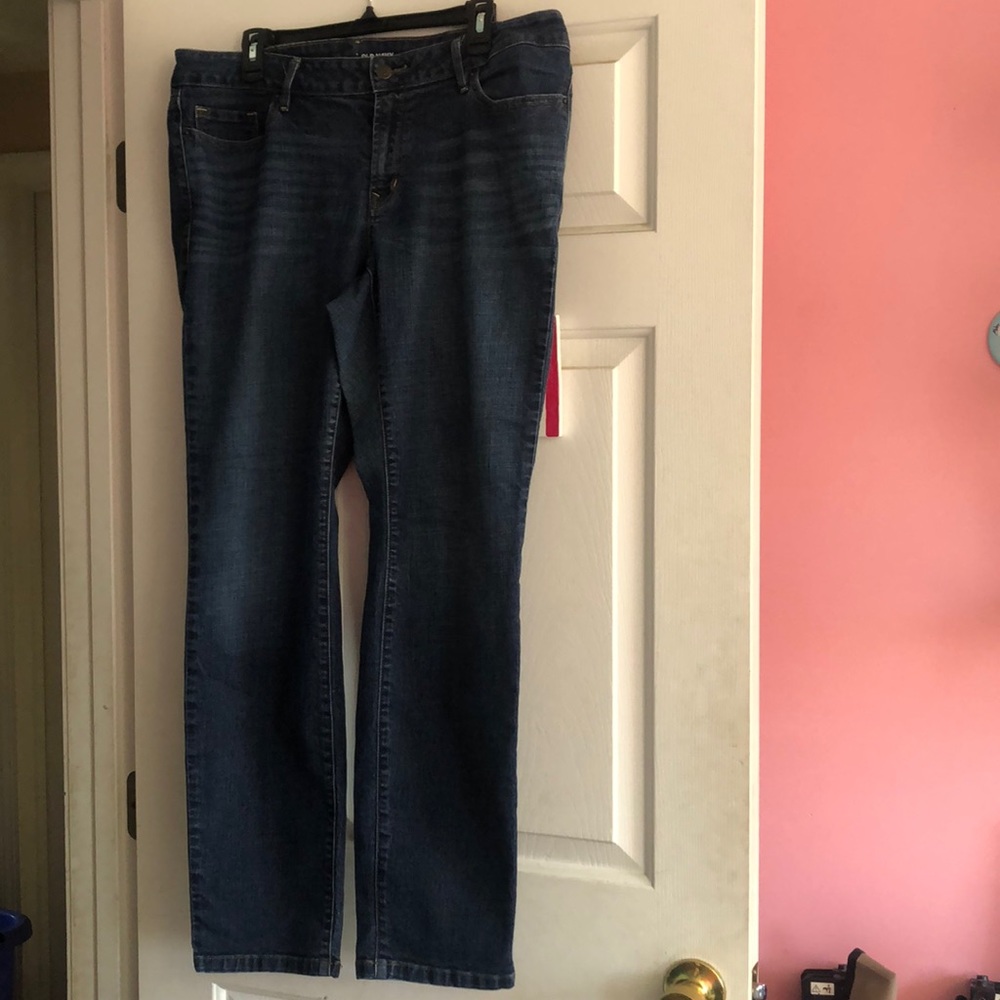 Dark rinse jeans